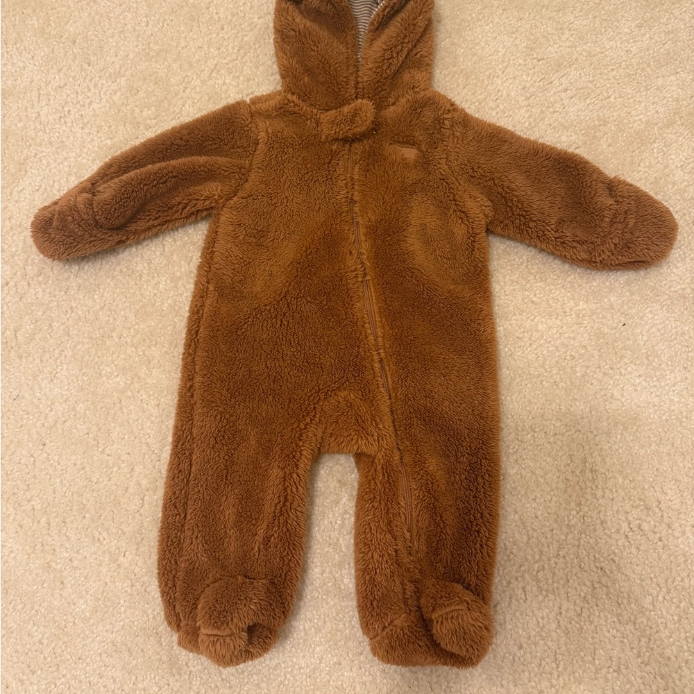 Carters Unisex Brown Bear Kids One Piece!